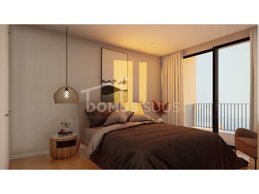Apartamento T2 novo inserido em condomínio fechado com piscina - Grande imagem: 2/11