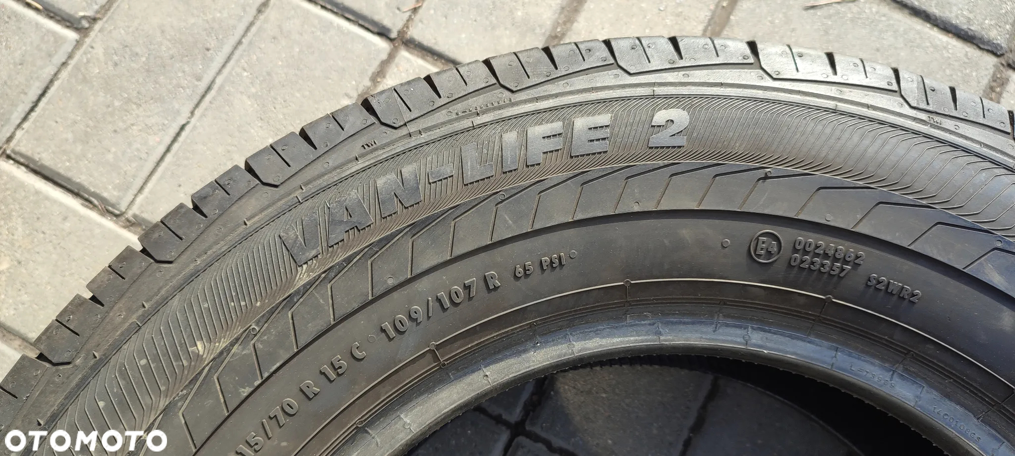 OPONY 205/70R15C SEMPERIT VAN LIFE 2 (1717) 8 mm 2 SZTUKI PARA - 4