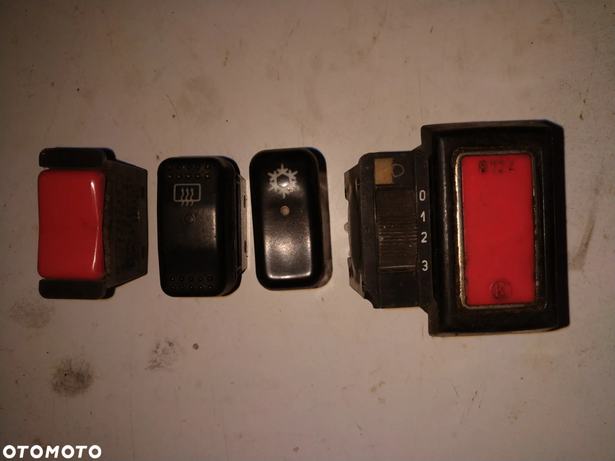 Mercedes W116 W123 przełącznik przekaźnik włącznik potencjometr linka gaszenia silnika emblemat - 6