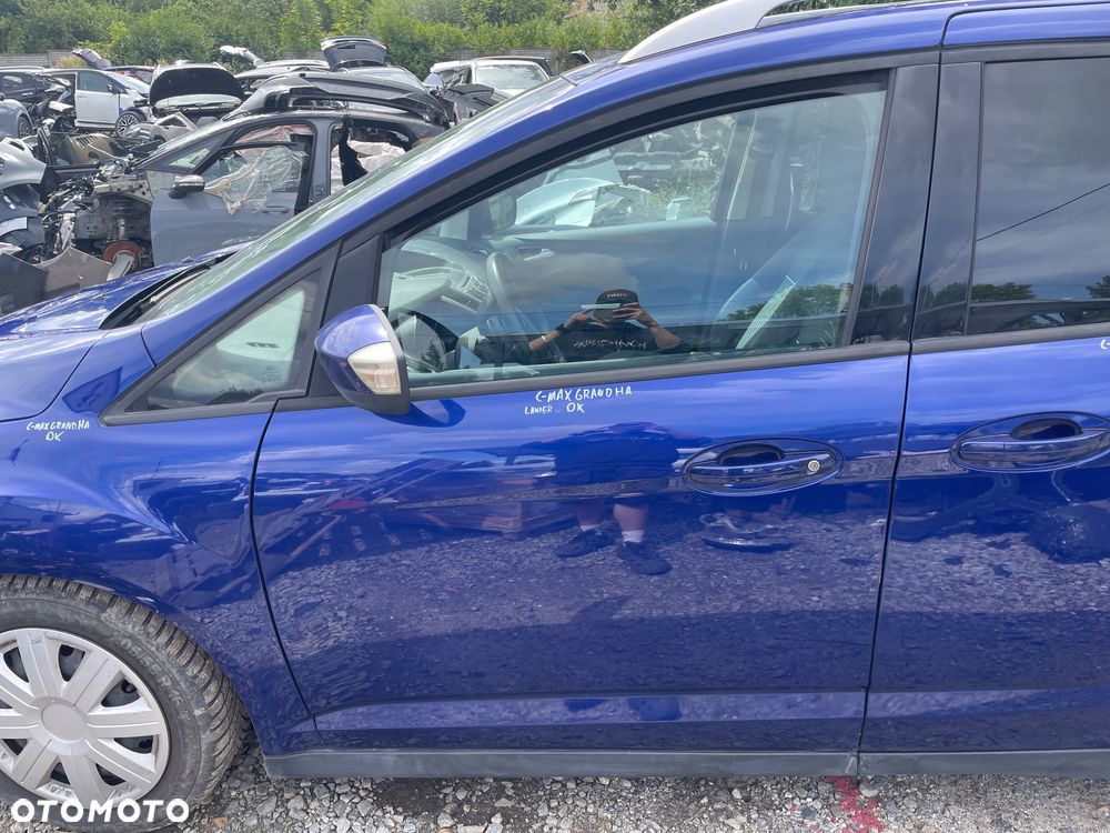 DRZWI LEWY PRZÓD FORD C-MAX MK2 KOLOR HA - 1