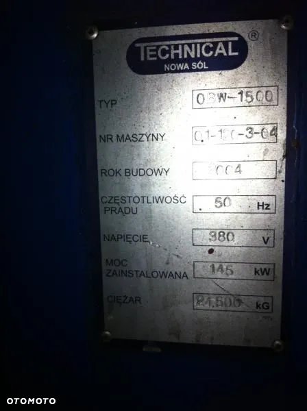 Inny ŚRUTOWNICA WIRNIKOWA PRZEMYSŁOWA  OBW-1500 - 5