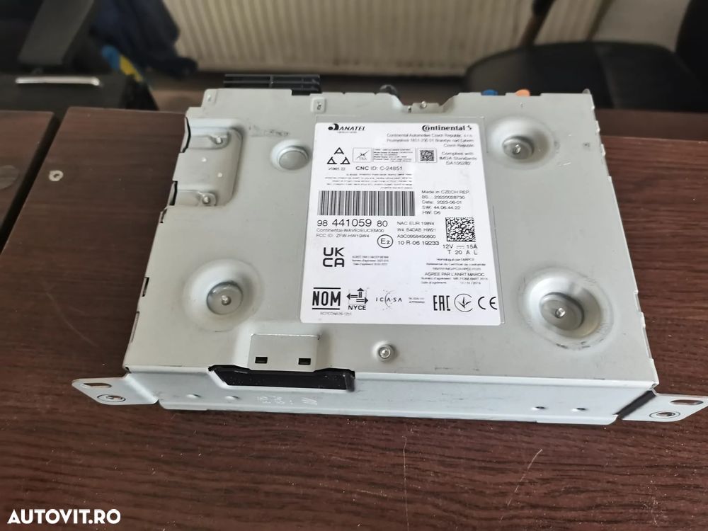 Display multimedia/navi Opel Corsa F 2023 + Modul Unitate CD RADIO Cod 39231265   9844105980 - 3
