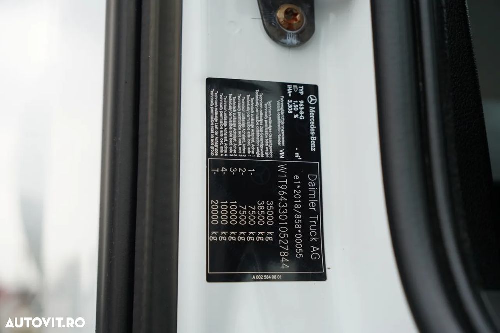 Mercedes-Benz AROCS 3540 / BETONIERĂ 9M3 / 8x4 / AUTOMATĂ / 2022 - 38