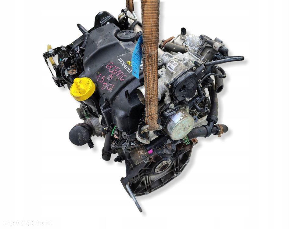 SILNIK KOMPLETNY K9K N837 RENAULT GRAND SCENIC 3 III 1.5 DCI 101 TYŚ KM - 9