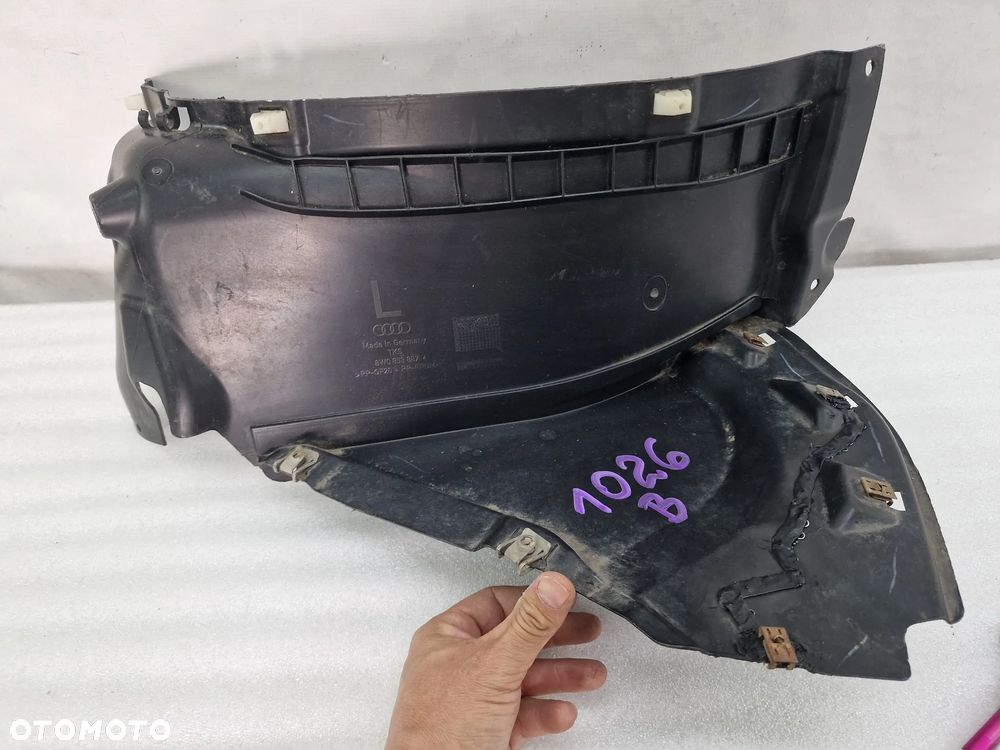 AUDI A4 B9 8W0 16- LEWE NADKOLE PRZEDNIE PRZÓD PRZEDNIA CZĘŚĆ , NR 8W0853887E / 8W0853887A , NR AUKCJI N1026 - 6