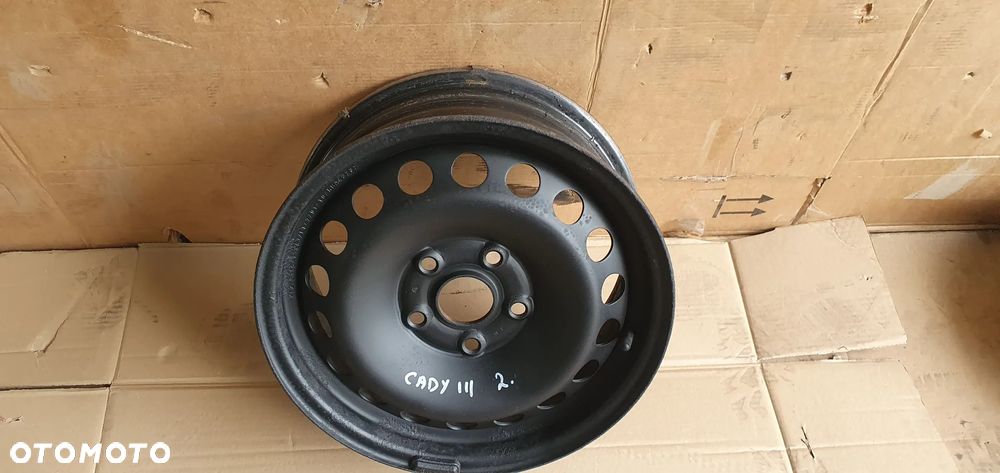 Felgi stalowe koła VW 5x112 6J ET47 16" R16 VW Caddy III 1K0601027C - 11