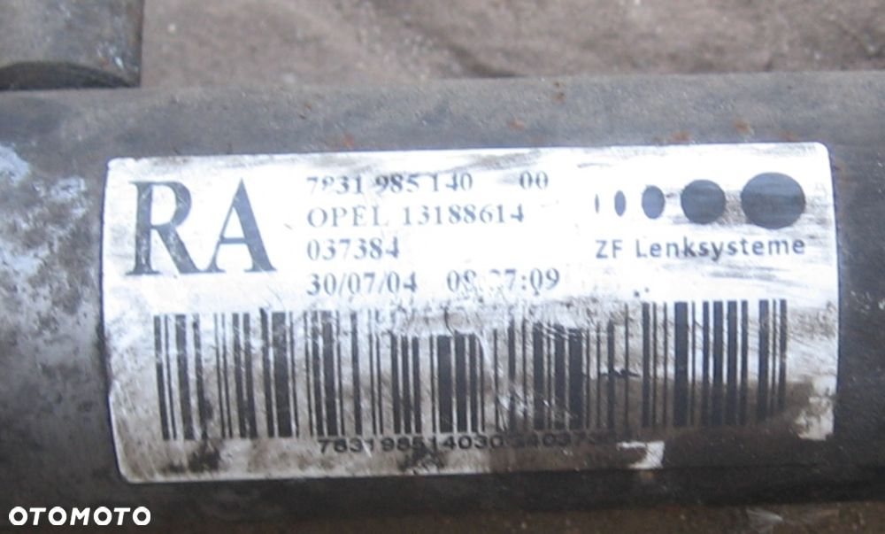 maglownica wspomaganie ASTRA H III opel ZF - 3