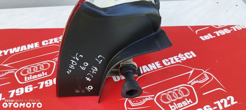 Lampa Lewy Tył Oryginalna HELLA Audi A4 B7 Sedan 2007 Części Blask Gołdap - 7
