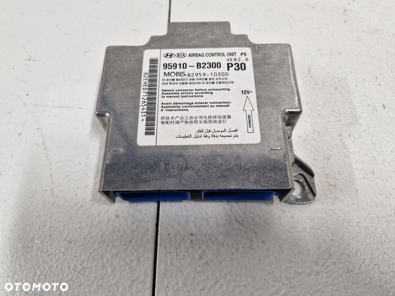 kia soul ii 2 moduł sterownik poduszek powietrznych 95910-b2300 - 1