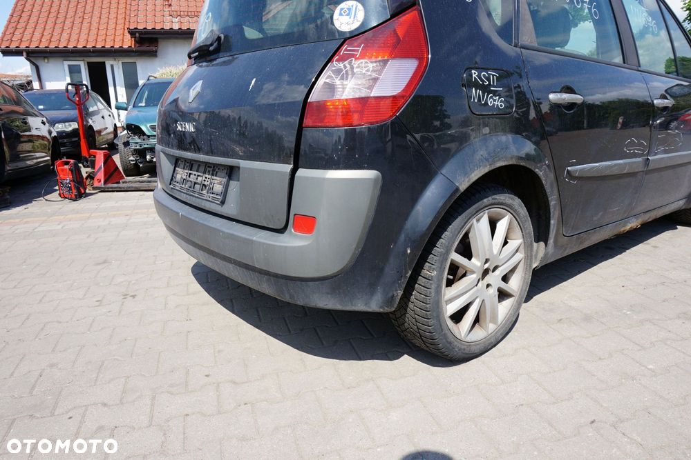 ZDERZAK TYLNY SCENIC II PH1 NV676  CZARNY RENAULT 2004-2006 - 2