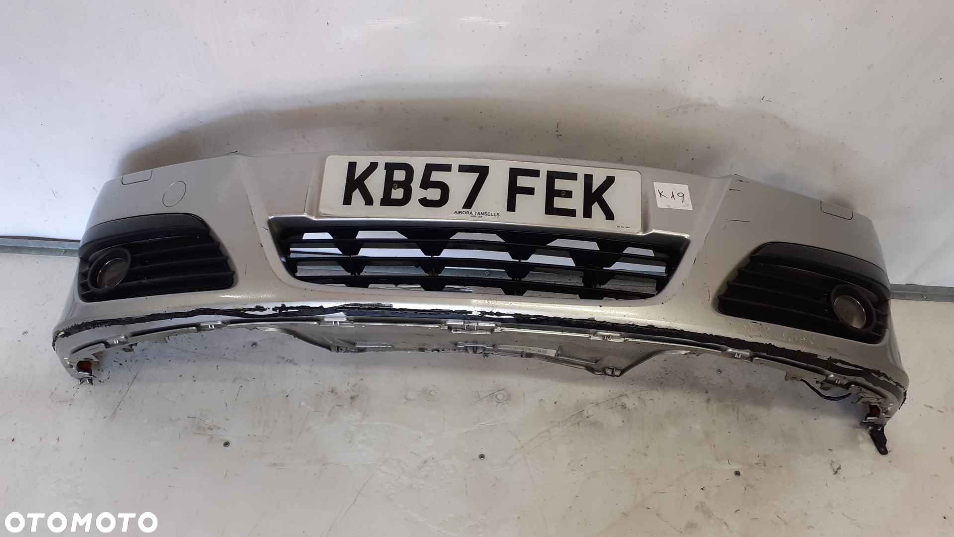 + ZDERZAK PRZÓD PRZEDNI OPEL ASTRA H 3 III Z157 SREBRNY HALOGENY - 1