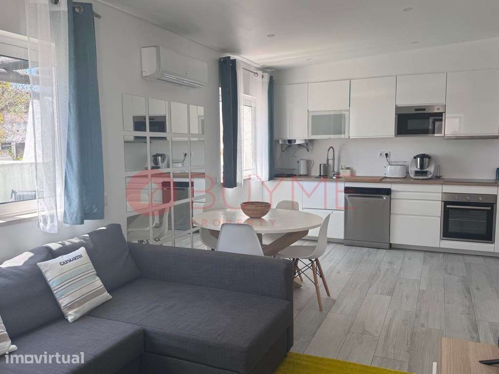 Apartamento T2 em Condomínio Fechado com Terraço e Barbecue - Grande imagem: 3/15