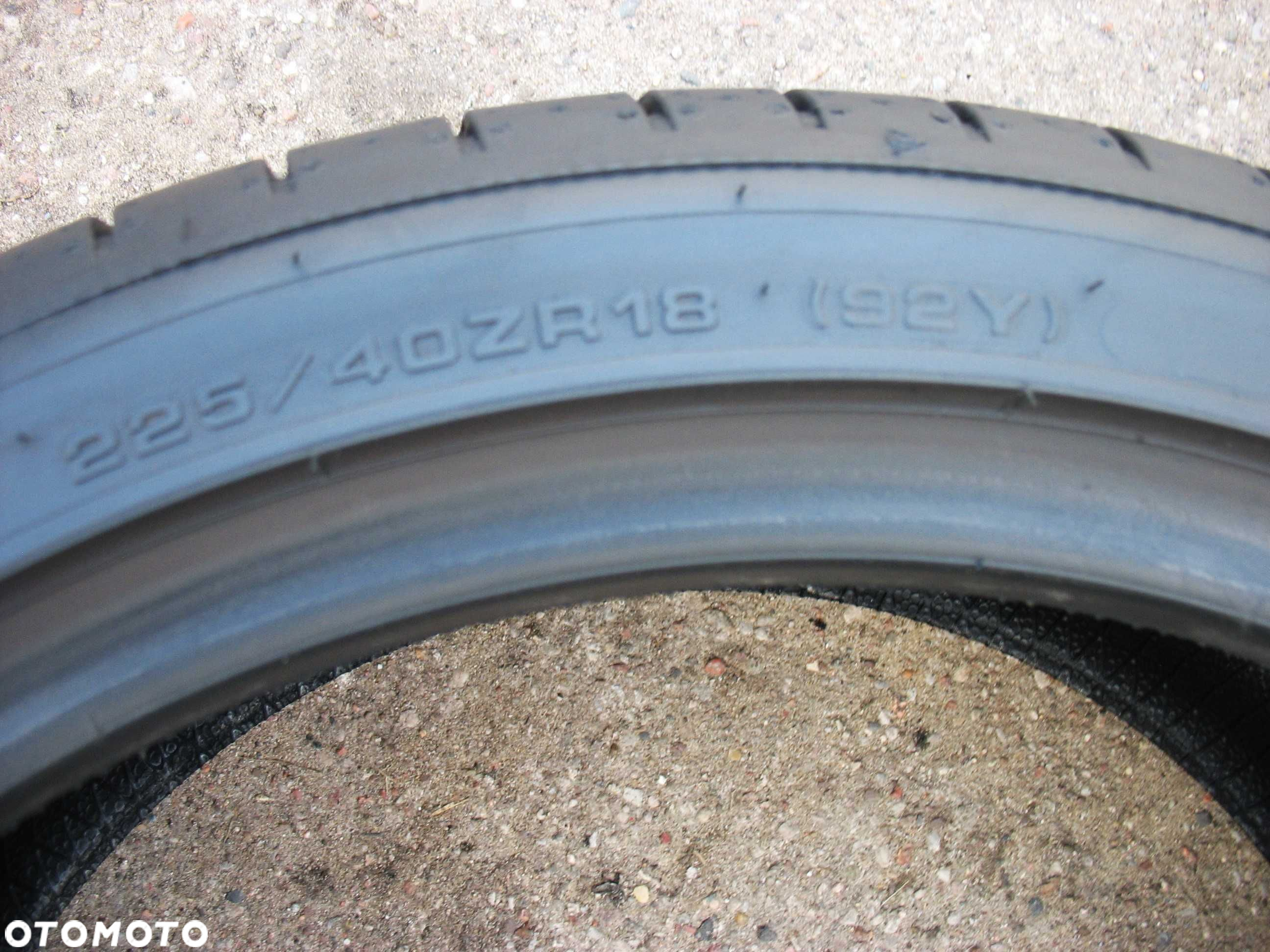 Opony 225/40r18 Dunlop 8mm 2023r cena za 2szt - 6