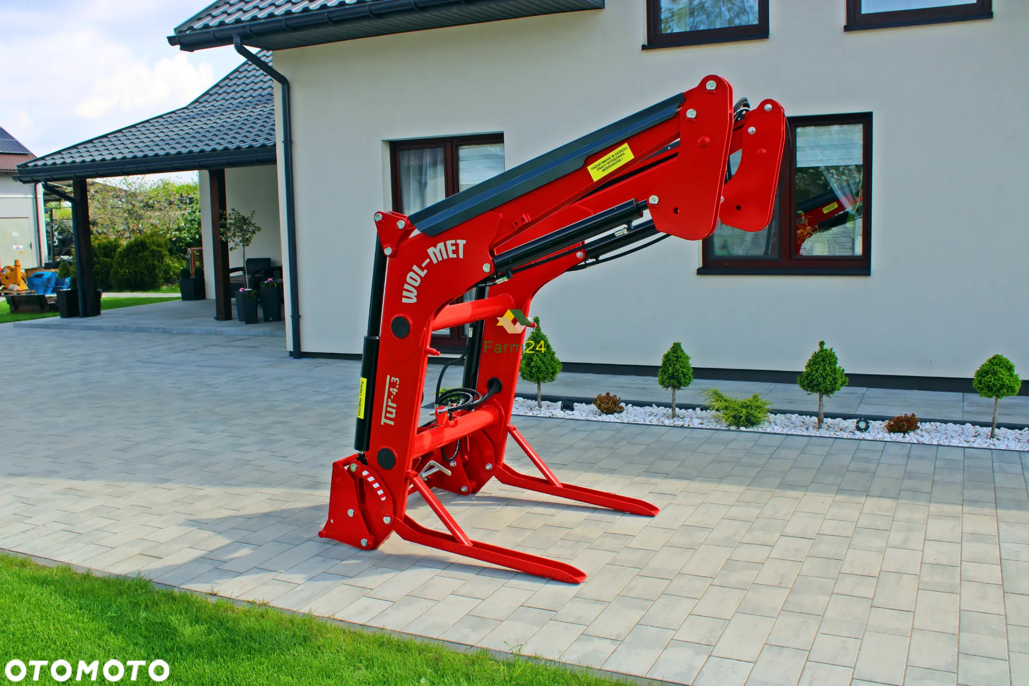 DUŻY TUR 1500kg Ładowacz czołowy TUR John Deere Ursus Zetor MTZ Belarus WOL-MET METAL TECHNIK - 2