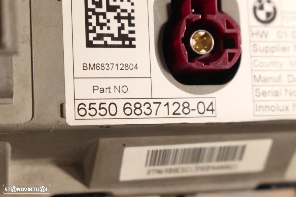 Display / Ecrã Bmw 3 (F30, F80)  65506837128 / 6837128 / 6,5" - 7