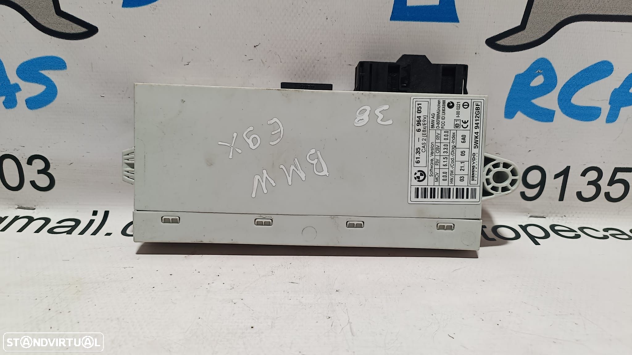 CENTRALINA MODULO CONFORT CAS2 CAS 2 BMW SERIE 1 E87 61356964051 6135 6964051 5WK4 9412GBF 5WK49412GBF SIEMENS VDO E81 E82 E87 LCI E88 SERIE3 E90 E90 LCI E91 E91 LCI E92 E93 - 1