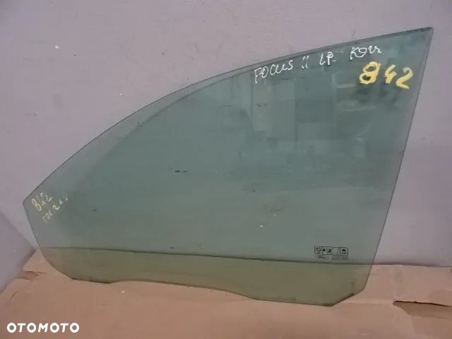 SZYBA DRZWI LEWY PRZÓD FORD FOCUS MK2 KOMBI NR842 - 1