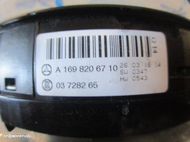 Interruptor A1698206710 MERCEDES B T245 W245 FASE 2  2010 2.0CDI 140CV 5P CINZA VIDROS FE - 3