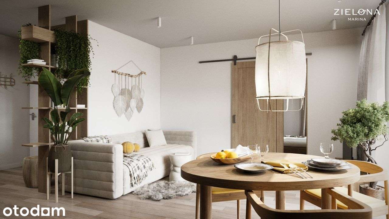 Apartament 3-pok. z balkonem i wellness – 500 m od morza - M12