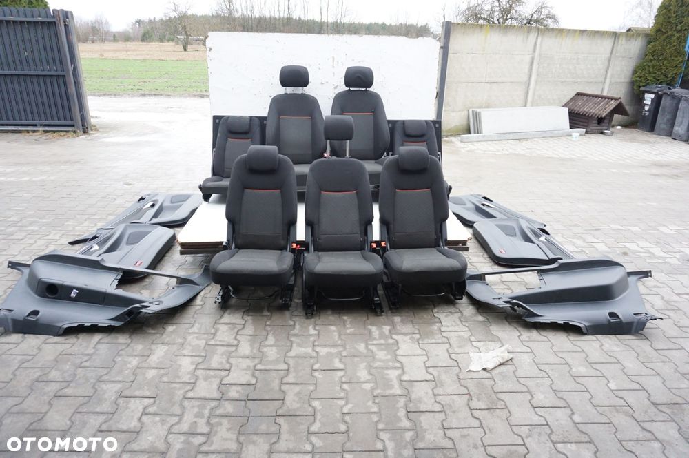 FOTELE SIEDZENIA WNĘTRZE 5 OSÓB FORD S-MAX MK1 - 1