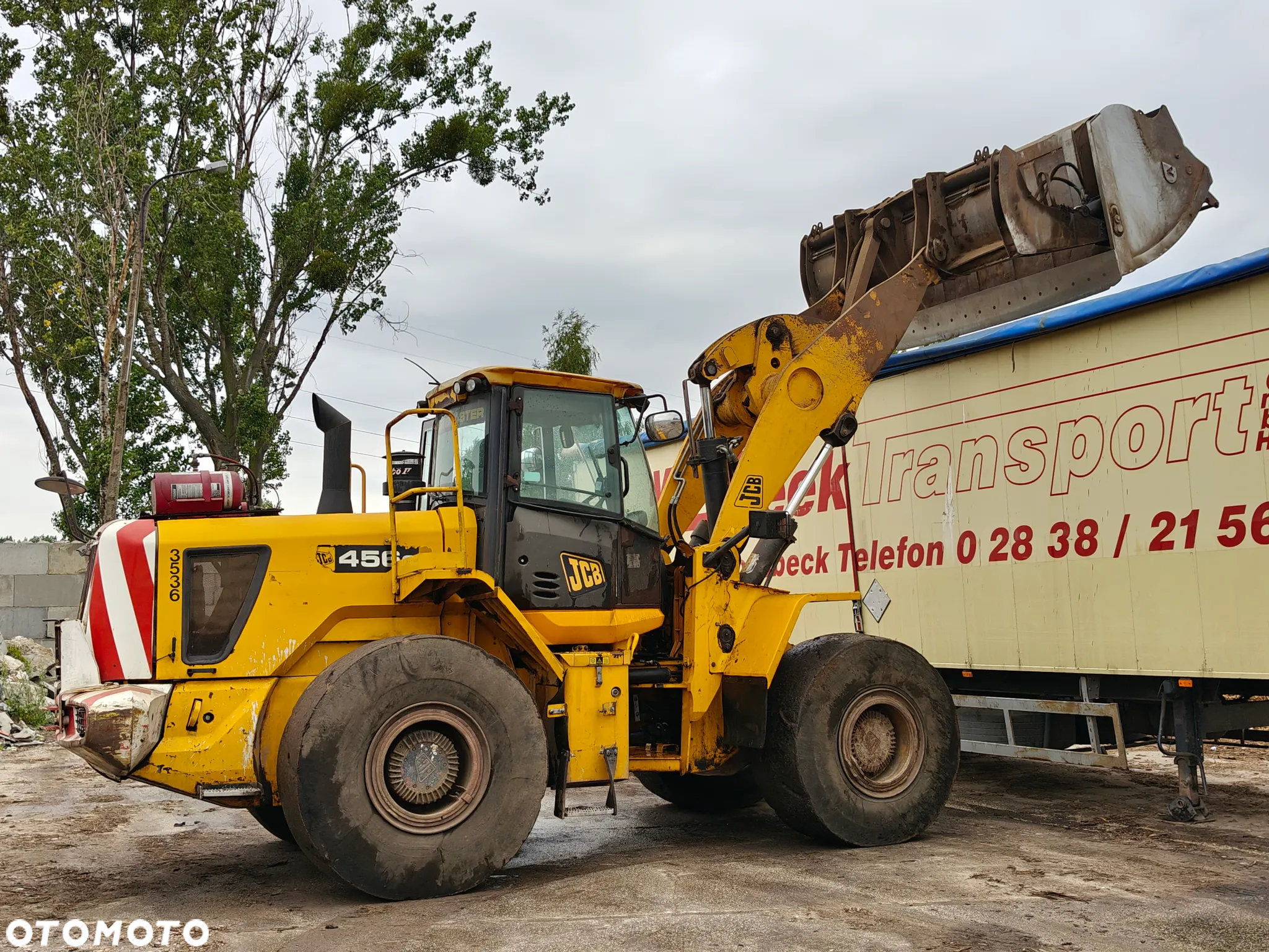 ŁADOWARKA CZOŁOWA KOŁOWA PRZEGUBOWA JCB 456 E 2009 Łyżka Wysokiego Wysypu - 4