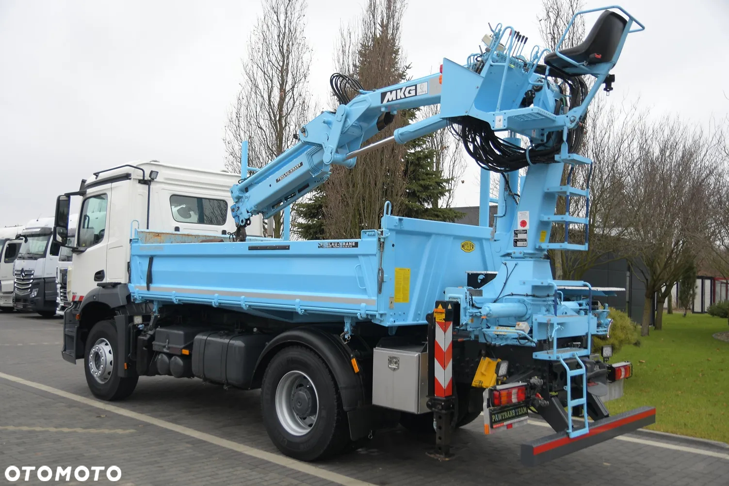 Mercedes-Benz AROCS 1827///* 2018///* PRZEB 41 TYŚ///* HDS///* WYWROTKA///* ROTATOR///* 18000KG///* ŁYŻKA///* STAN JAK NOWY - 7