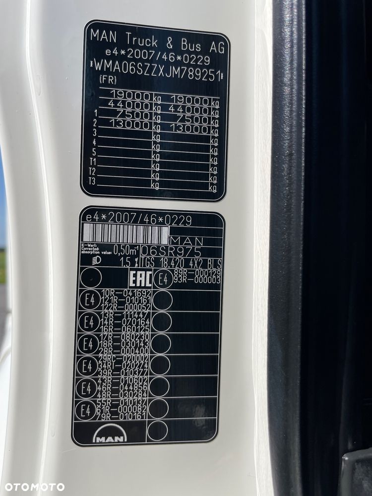 MAN TGS 18-420. Motor 13 L Retarder Lodówka - 39