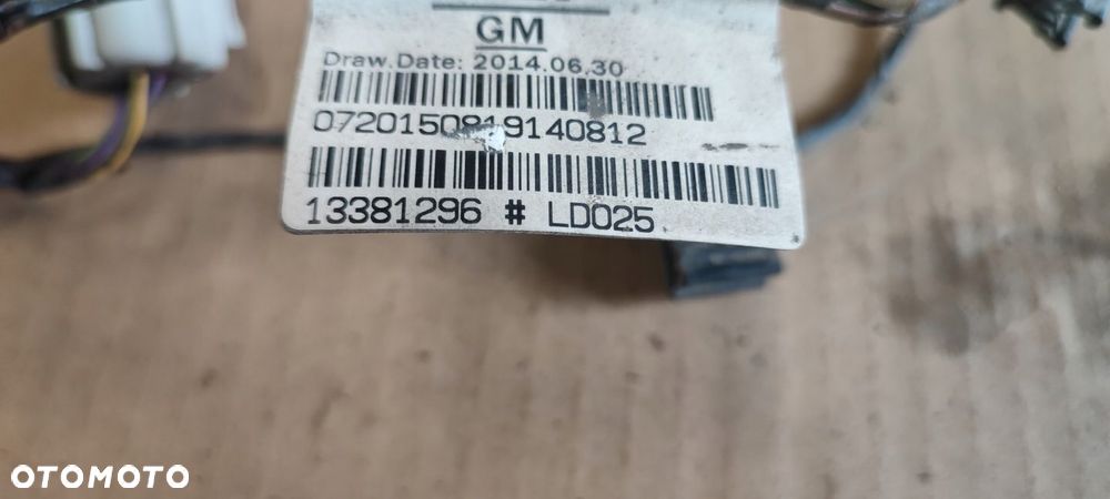 OPEL ASTRA V K CZUJNIKI PARKOWANIA PDC TYŁ  WIĄZKA INSTALACJA POD KAMERĘ - 5