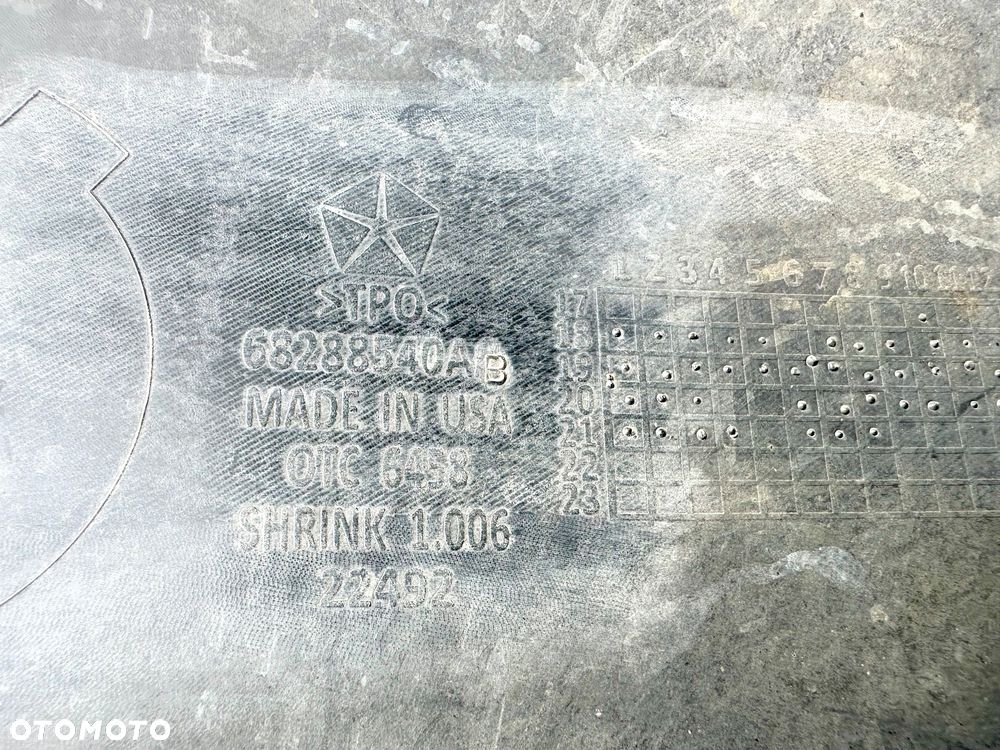 JEEP CHEROKEE TRAILHAWK KL V LIFT 2018 - ZDERZAK LISTWY BEZ OTW ORYGINAŁ OE - 8