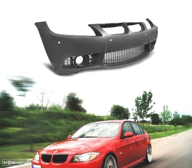 PÁRA-CHOQUES FRONTAL BMW E90 E91 05-08 LOOK M3 PDC - 1