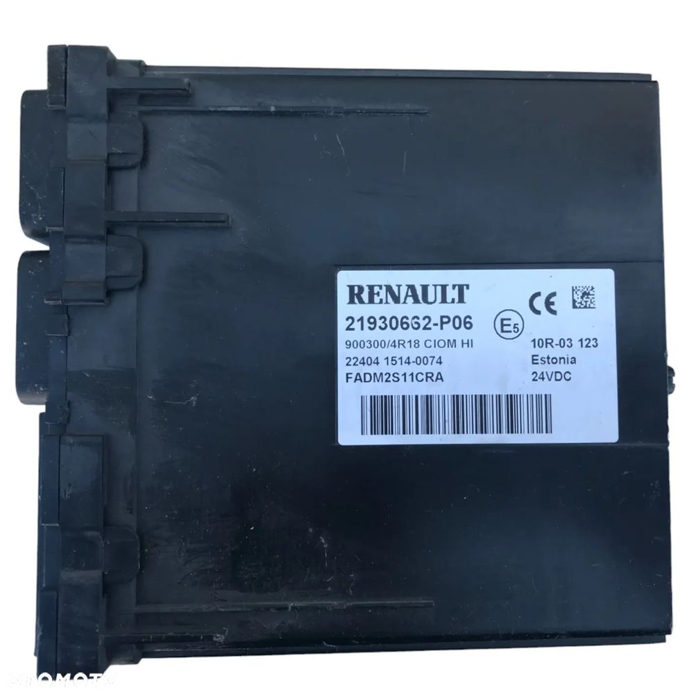 MODUŁ STEROWNIK KOMPUTER OCC ECU T CIOM RENAULT 21930662-P06 - 1