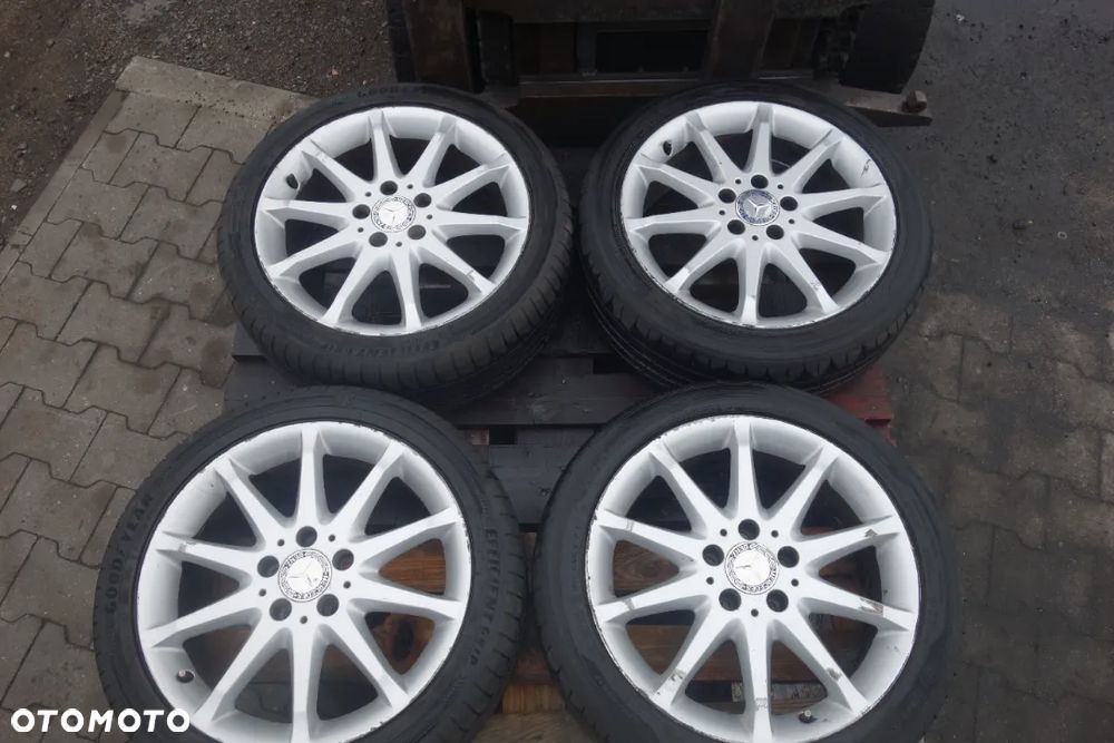 KOMPLET KÓŁ MERCEDES 215/45 17 LATO - 2