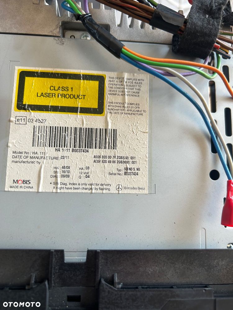 Mercedes Sprinter W906 radio A9068200079 radioodtwarzacz Crafter - 8