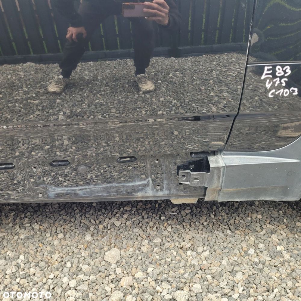 DRZWI PRAWY PRZÓD PRZEDNIE BMW X3 E83 475 BLACKSAPPHIRE ORG LAKIER C109 - 9