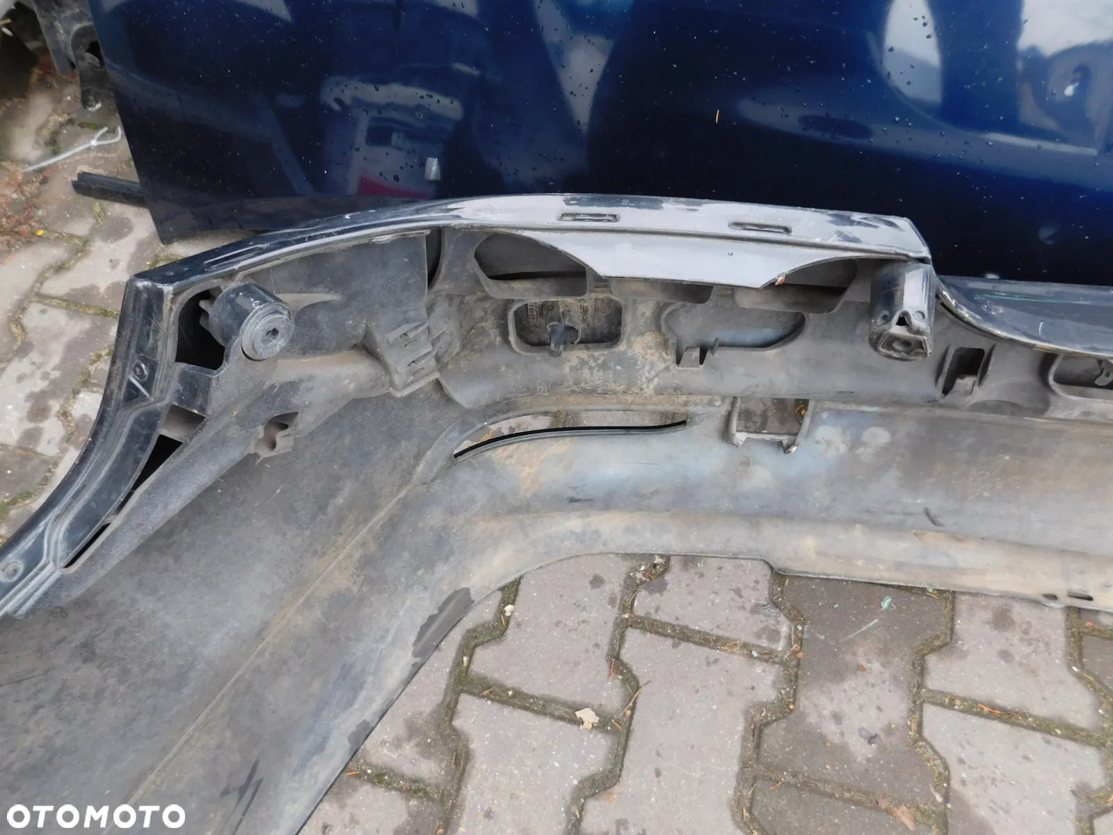 zderzak tył tylny BMW E60 SEDAN 05-10 CZARNY - 10