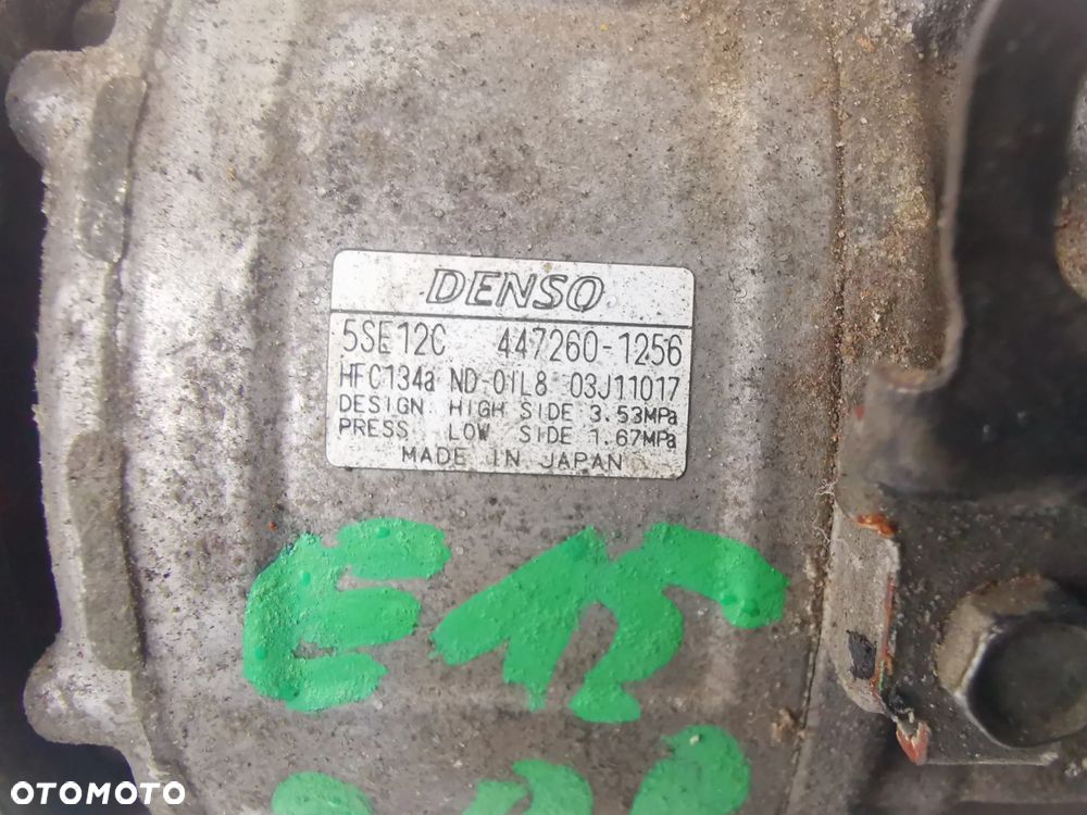 Sprężarka TOYOTA 2.0 D4D 5SE12C 447260-1256 447260-1258 - 2
