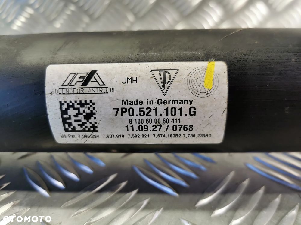 VW TOUAREG 7P 10-18R WAŁ NAPEDOWY PRZOD KROTKI 7P0521101 G 7P0521101G - 3