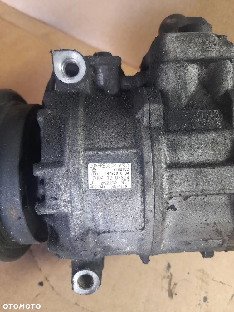 Sprężarka kompresor klimatyzacji Audi Skoda Volkswagen Passat B5 FL 1.9 TDI 447220-8184  7SBU16C - 3