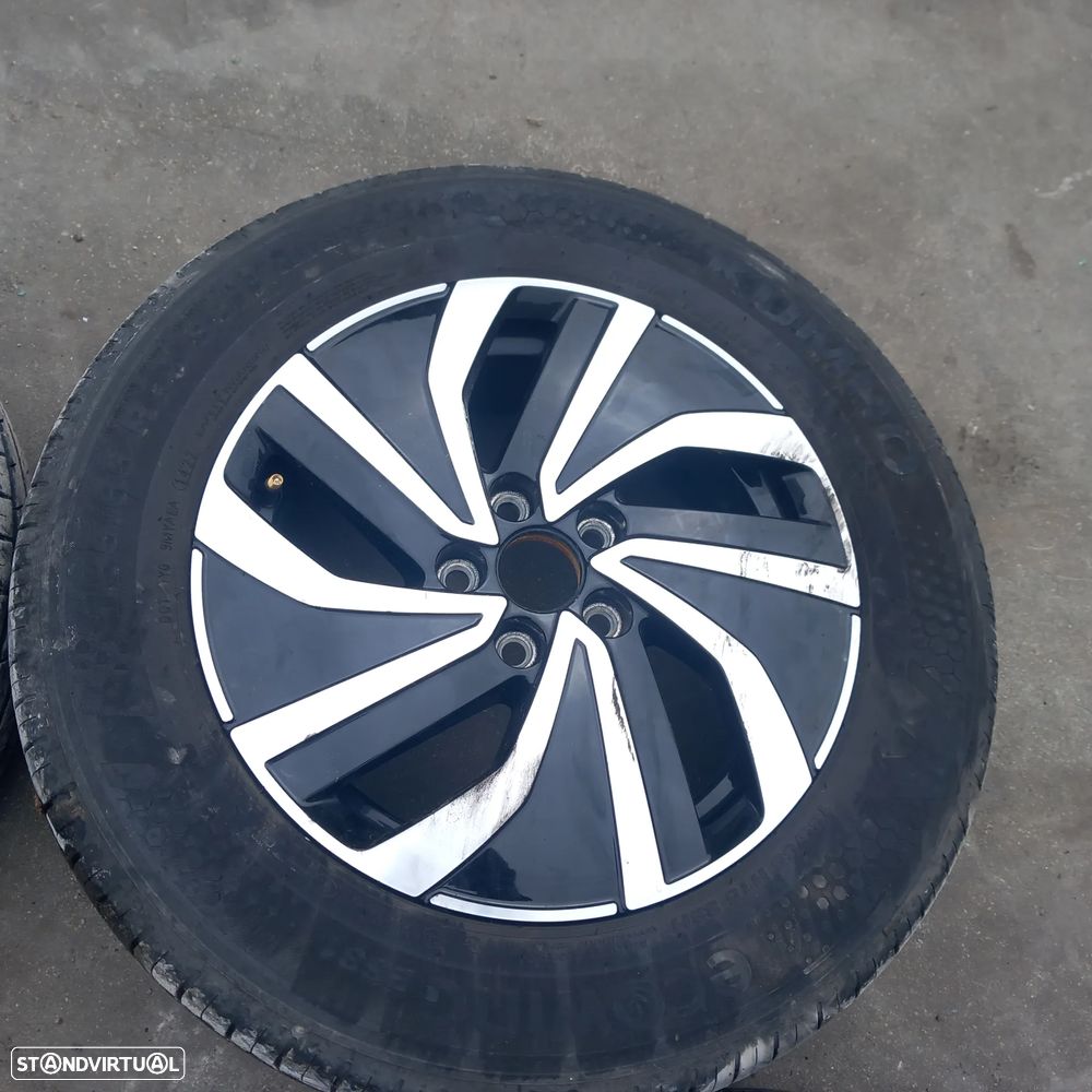 Jantes especiais 15 vw polo 6 com pneus bons 185 65 15 - 4
