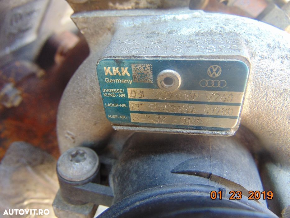 Turbina vw 2.0 euro 5 Passat Touran Golf 6 Audi A3 A4 Leon Octavia 2.0 - 1