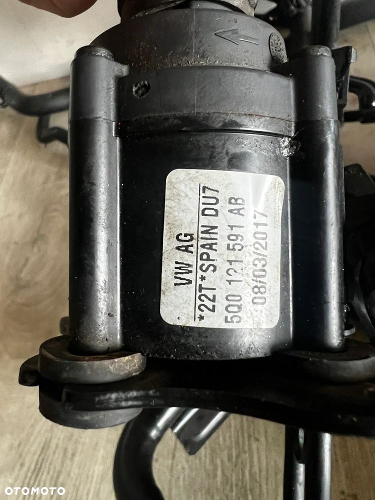 WĄŻ PRZEWÓD WODY DODATKOWA POMPA WODY VW AUDI SKODA 5N0122109AE 5Q0121619D  5N0122051BL 04L121444F 5N0121064L 5Q0121591AB 5Q0121591BT 04L965567A CENA W OPISIE - 8