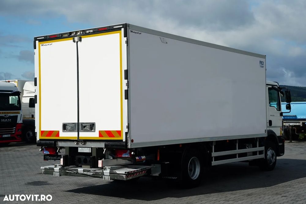 MAN TGM 15.250 / 4x2 / 6.2 M FRIGORIFER / FRIGLOCK FK 13 UNITĂȚI / DHOLLANDIA LIFT - 1.500 KG / IMPORTAT / EURO 6 - 5
