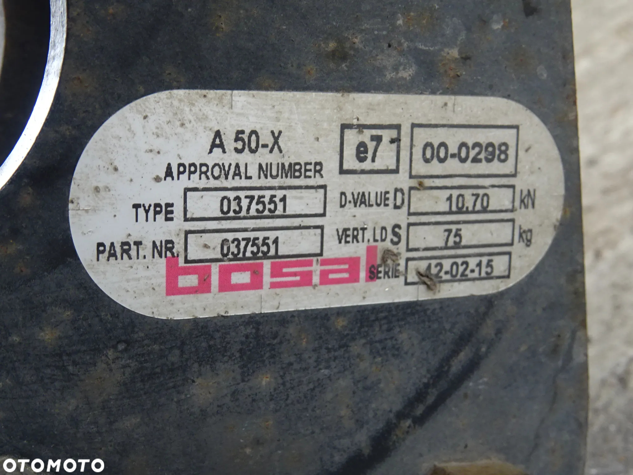 OPEL ZAFIRA C TOURER HAK HOLOWNICZY BOSAL BELKA GNIAZDO WIĄZKA MODUŁ TABLICZKA - 6