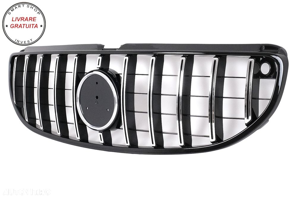 Grila Centrala Smart ForTwo C453 A453 Coupe Cabrio (2014-2019) GTR Design- livrare gratuita - 2