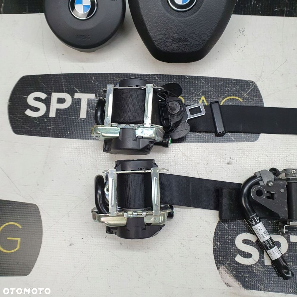 BMW X6 F16 DESKA ROZDZIELCZA KONSOLA KOKPIT PULPIT PODUSZKI AIRBAG AIR BAG PASY KIT SET - 9