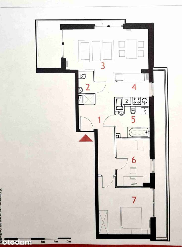 Wola, R. Daszyńskiego, 72m2, 3 pokoje, AC, parking - bezpośrednio