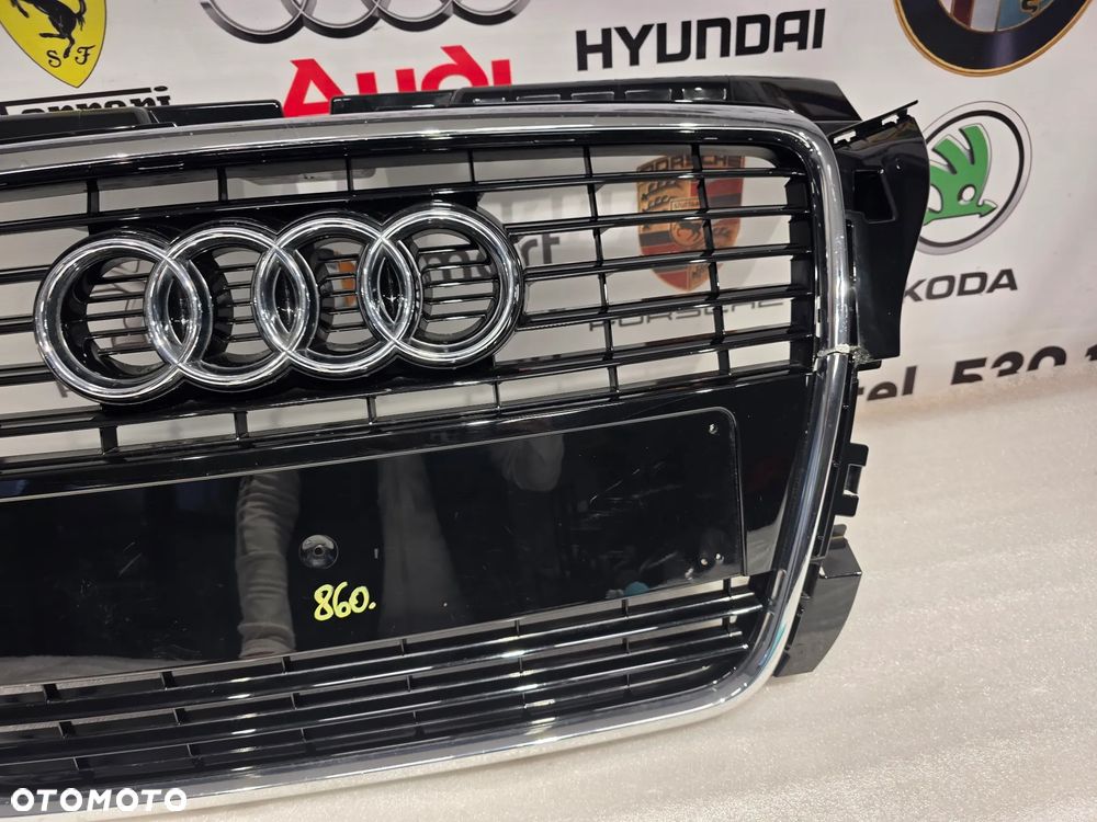 AUDI A3 8P0 LIFT 08-12 ATRAPA / GRILL PRZEDNI PRZÓD NA WYSOKI POŁYSK , NR 8P0853651M , NR AUKCJI GL860 - 9