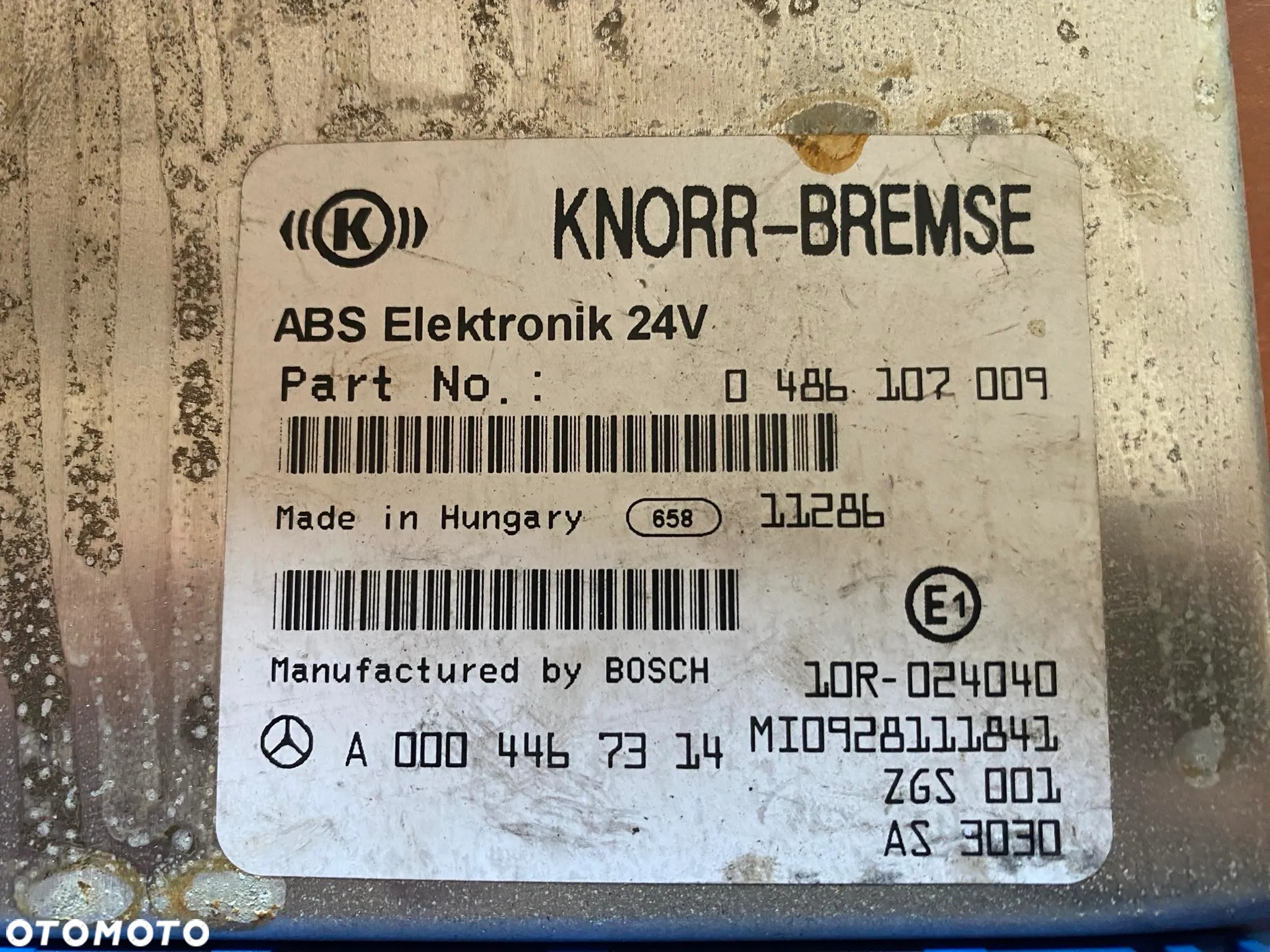 MERCEDES ATEGO, AXOR - MODUŁ, STEROWNIK ABS DOSTĘPNE RÓZNE NUMERY - 2