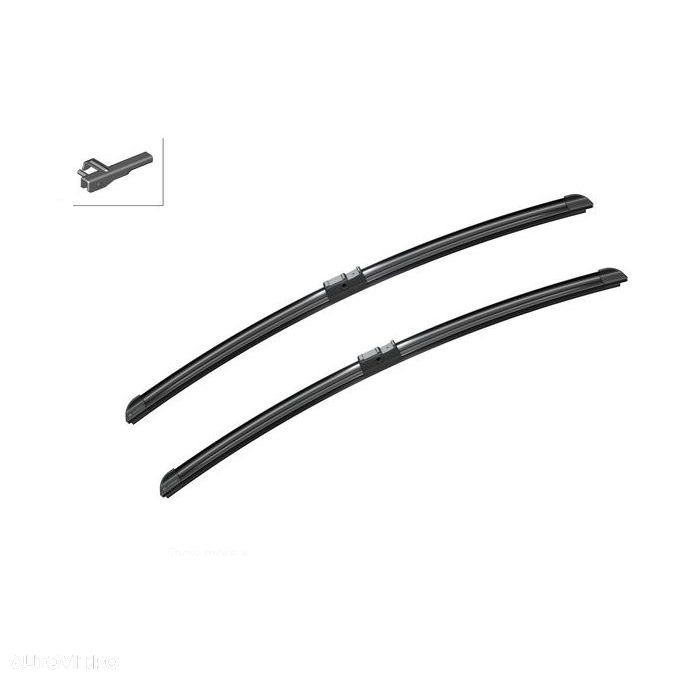 Set stergatoare parbriz BOSCH Aerotwin MERCEDES Clasa C (W204), 2009-2014; Clasa CLS (C218), 01.2011-04.2018; Clasa E (W212), 2009-2016; VW TRANSPORTER/MULTIVAN (T5), 04.2003-10.2009, 600+600 mm; - 1