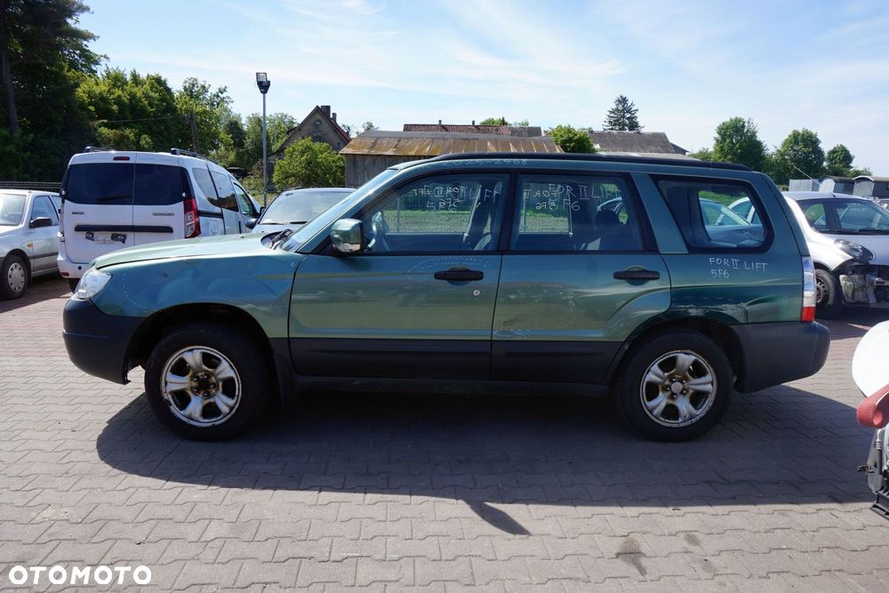 SUBARU FORESTER II SG LIFT 2006 5F6 2.0 16V EJ20F 158KM TY755XT7AA ZIELONY EVERGREEN na części - 2